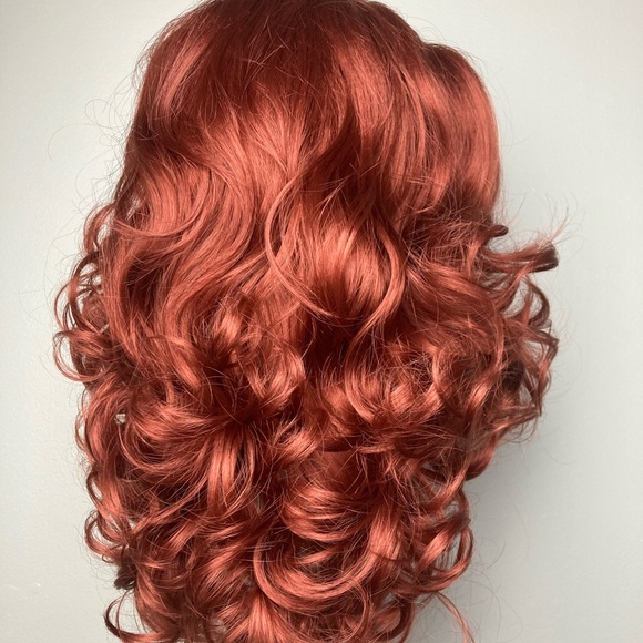 Short Bob Auburn Hair Lace Wigs - Picture 12 of 12